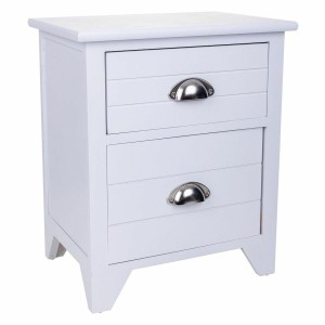 Nightstand Alexandra House Living White 28 x 45 x 38 cm