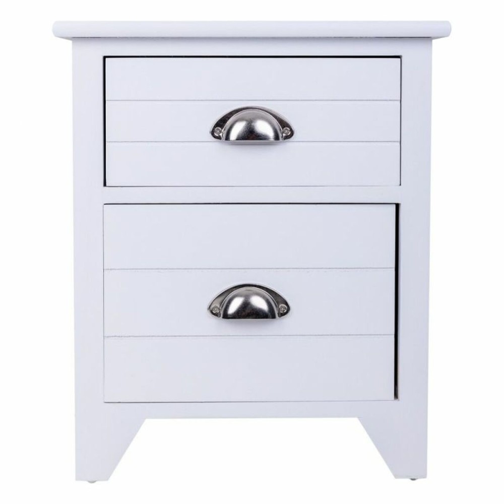 Nightstand Alexandra House Living White 28 x 45 x 38 cm