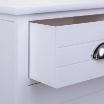 Nightstand Alexandra House Living White 28 x 45 x 38 cm