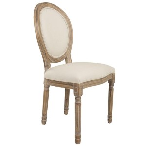 Dining Chair Alexandra House Living Beige 46 x 96 x 48 cm