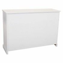 Sideboard Alexandra House Living White Paolownia wood MDF Wood 33 x 78 x 113 cm