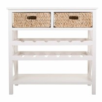 Sideboard Alexandra House Living White Rope MDF Wood 86 x 38 x 88 cm