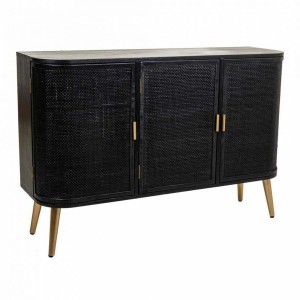 Sideboard Alexandra House Living Black MDF Wood 37 x 80 x 118 cm