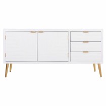 Anrichte Alexandra House Living Weiß Gold Holz MDF 42 x 71 x 145 cm