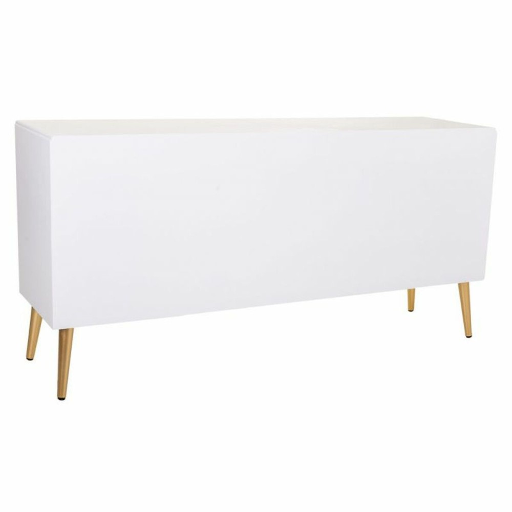 Anrichte Alexandra House Living Weiß Gold Holz MDF 42 x 71 x 145 cm