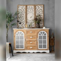 Sideboard Alexandra House Living Iron Fir wood MDF Wood 35 x 93 x 140 cm