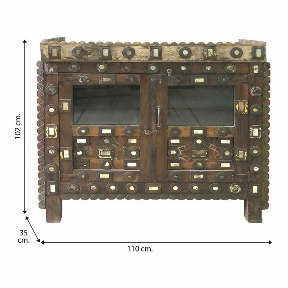 Buffet Alexandra House Living Bois Recyclé 35 x 102 x 110 cm