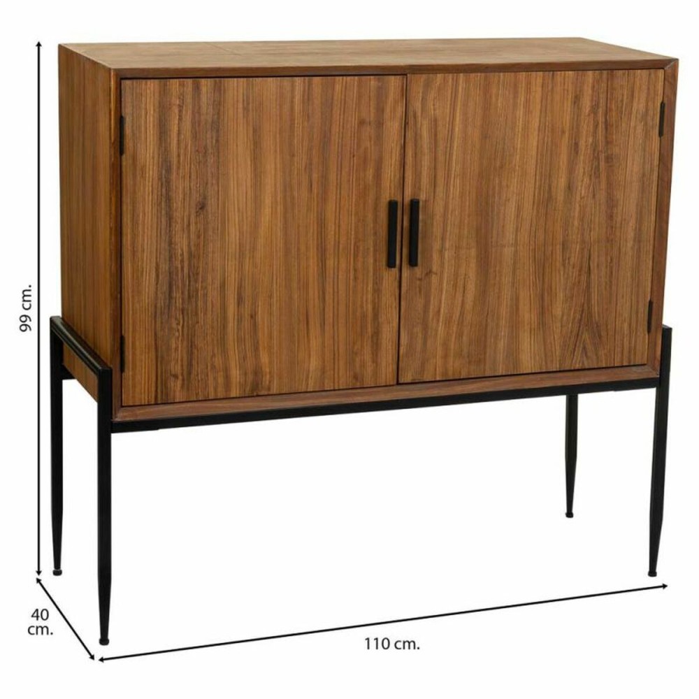 Sideboard Alexandra House Living Brown Iron Plate Fir wood 40 x 99 x 110 cm