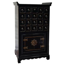 Buffet Alexandra House Living Noir Bois 32 x 98 x 55 cm