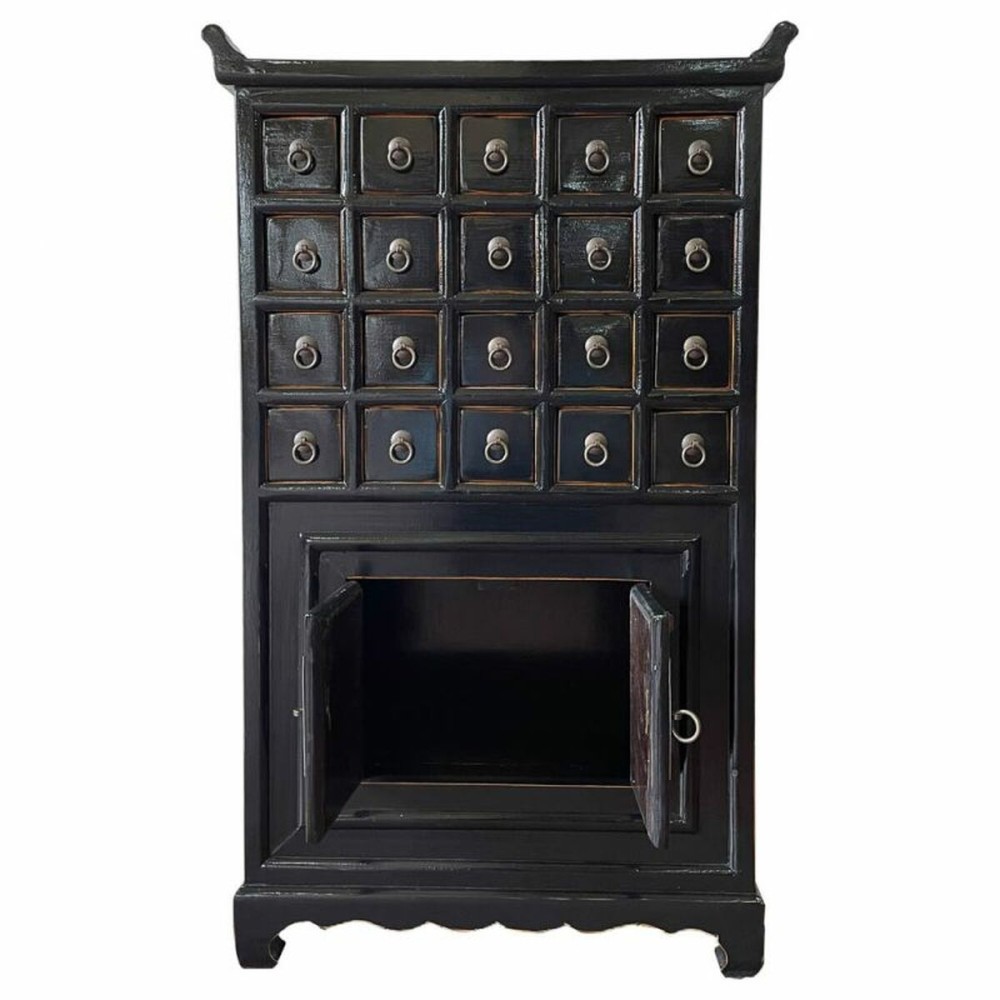 Buffet Alexandra House Living Noir Bois 32 x 98 x 55 cm