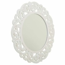 Wall mirror Alexandra House Living White Cream 2 x 60 x 60 cm Circle