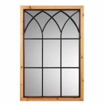 Miroir mural Alexandra House Living Noir 2 x 90 x 60 cm Rectangulaire