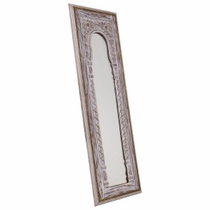 Wall mirror Alexandra House Living White 1 x 90 x 30 cm Rectangular