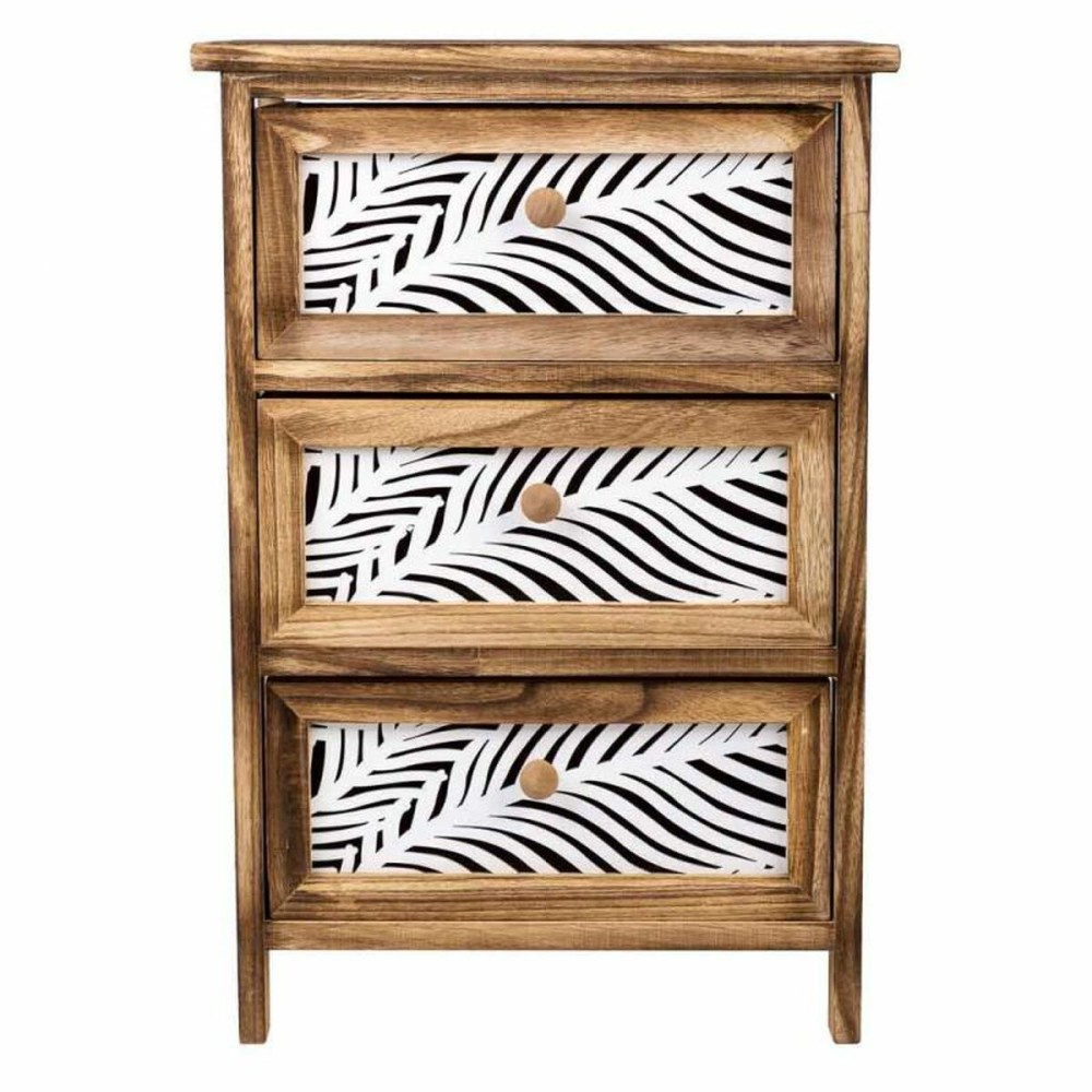 Chest of drawers Alexandra House Living Brown Wood Paolownia wood 29 x 58 x 40 cm