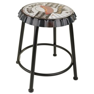 Stool Alexandra House Living Metal Iron 35 x 46 x 35 cm