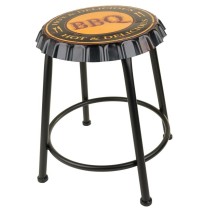 Stool Alexandra House Living Metal Iron 35 x 46 x 35 cm