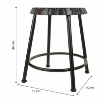 Stool Alexandra House Living Metal Iron 35 x 46 x 35 cm