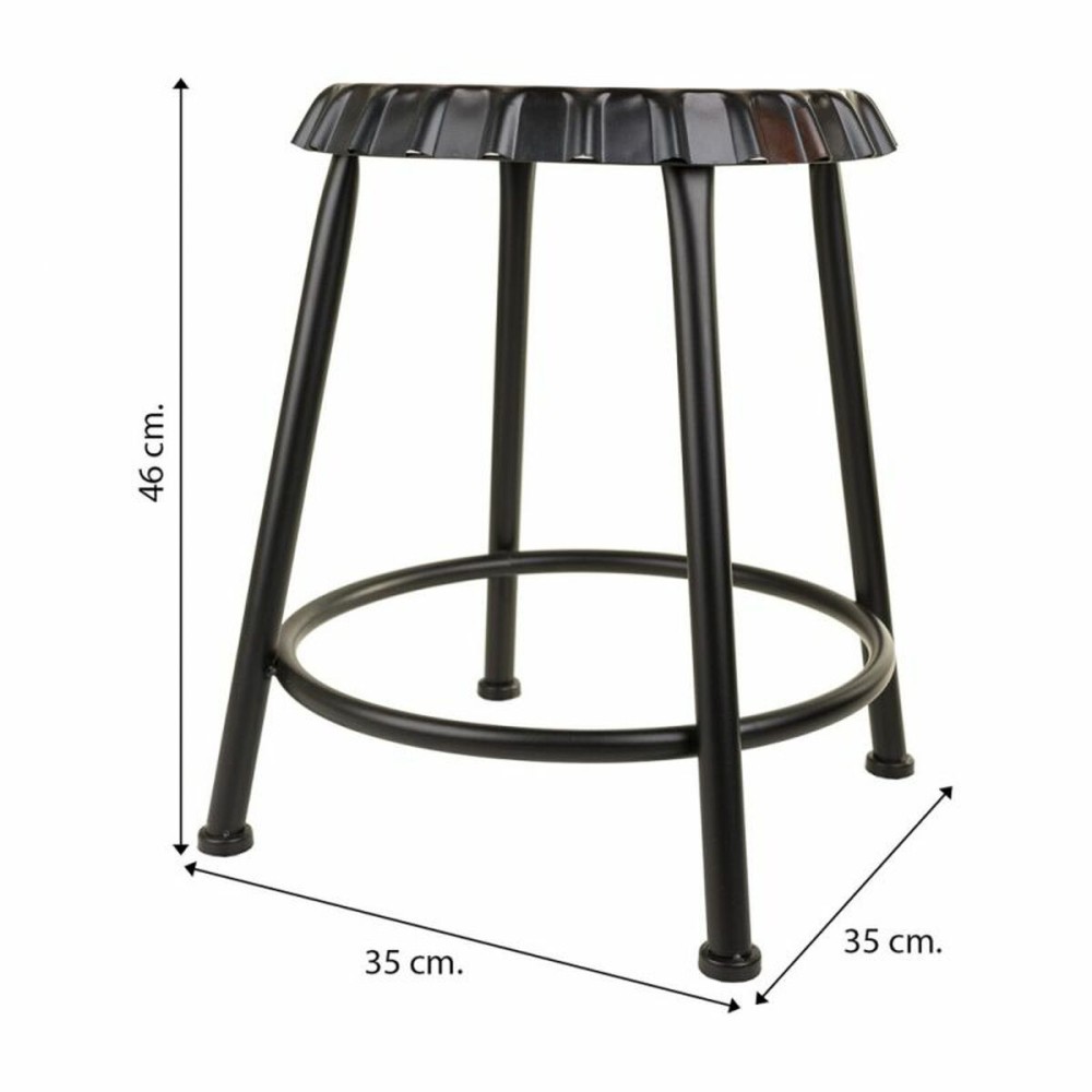 Tabouret Alexandra House Living Métal Fer 35 x 46 x 35 cm