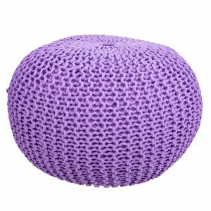 Pouffe Alexandra House Living Violet polystyrene 45 x 30 x 45 cm