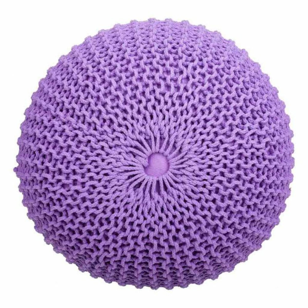 Pouffe Alexandra House Living Violet polystyrene 45 x 30 x 45 cm