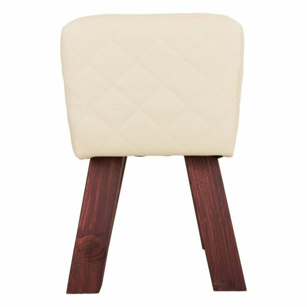 Stool Alexandra House Living PVC MDF Wood 30 x 47 x 36 cm