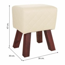 Tabouret Alexandra House Living PVC Bois MDF 30 x 47 x 36 cm