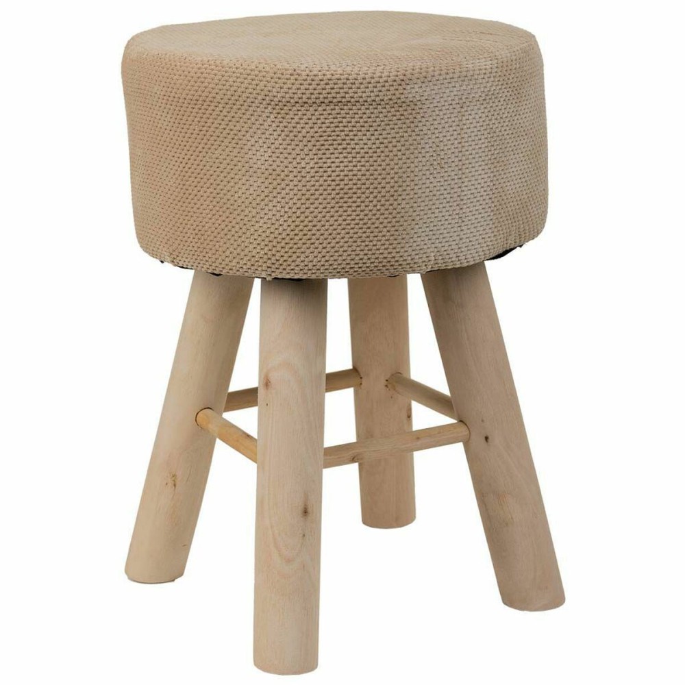 Tabouret Alexandra House Living Marron Bambou Pin Éponge Bois MDF 32 x 44 x 32 cm