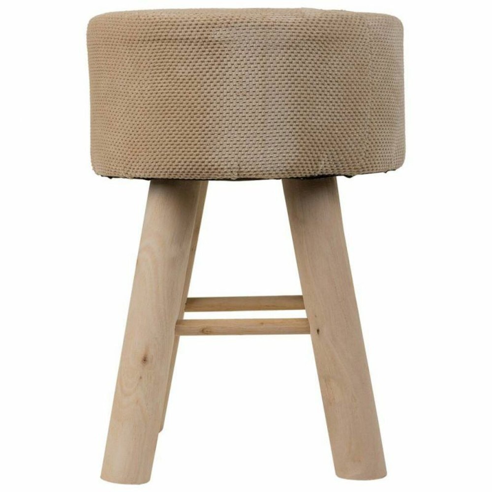 Stool Alexandra House Living Brown Bamboo Pinewood Sponge MDF Wood 32 x 44 x 32 cm