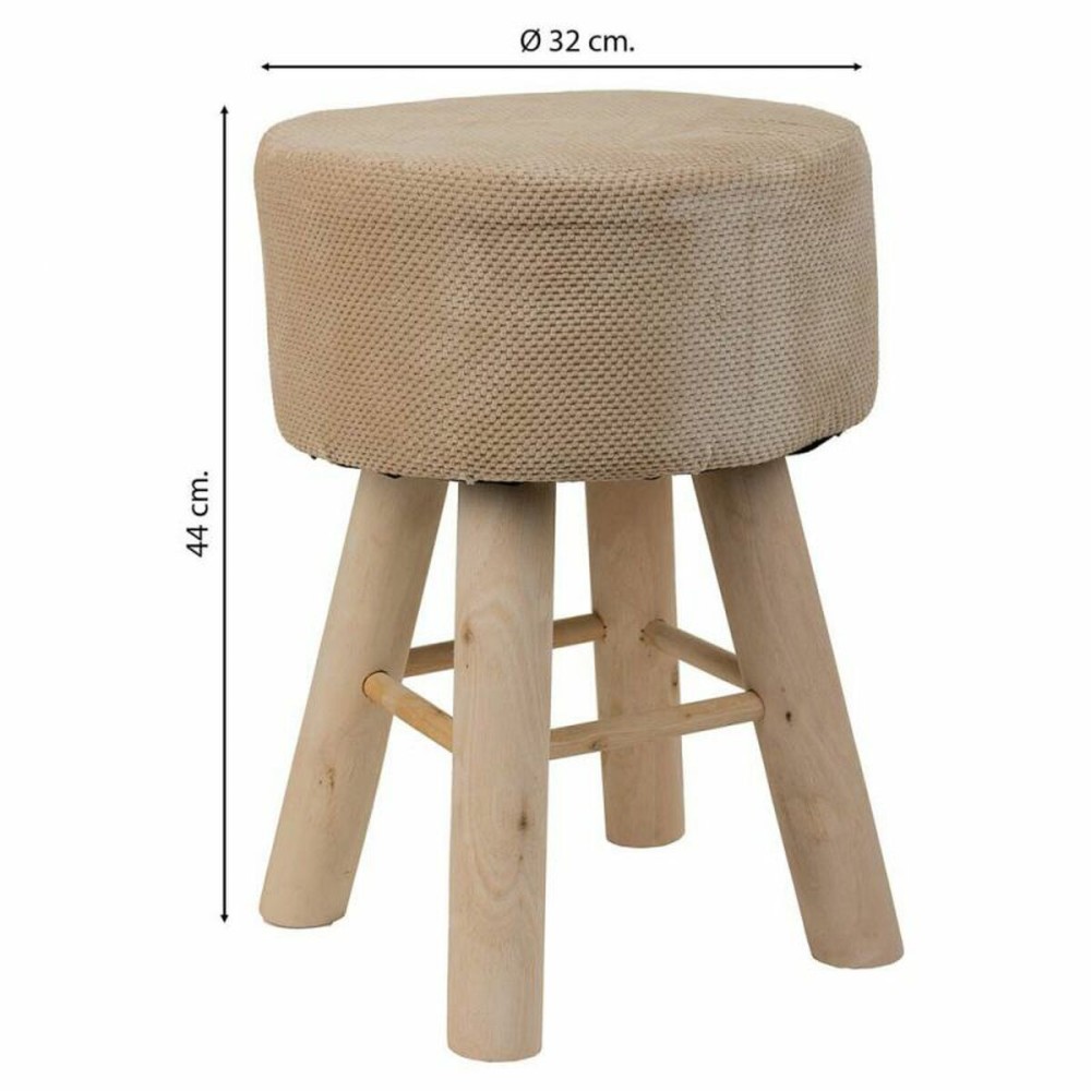 Tabouret Alexandra House Living Marron Bambou Pin Éponge Bois MDF 32 x 44 x 32 cm