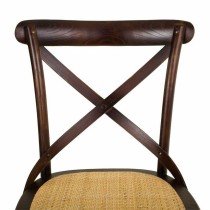 Hocker Alexandra House Living Braun Rattan Birke 53 x 116 x 45 cm