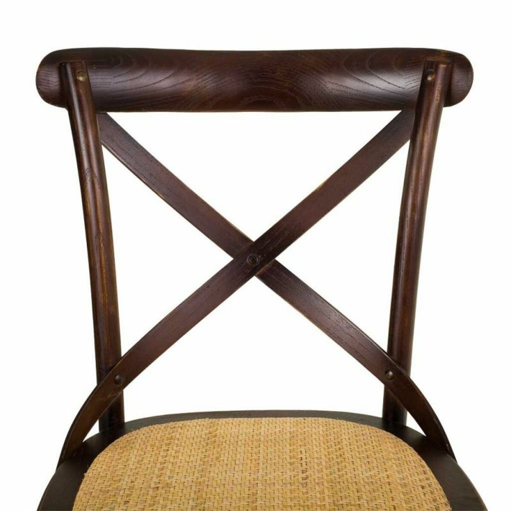 Tabouret Alexandra House Living Marron Rotin Bouleau 53 x 116 x 45 cm