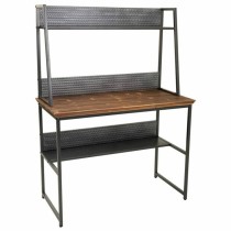 Desk Alexandra House Living Brown Wood Metal 47 x 141 x 103 cm