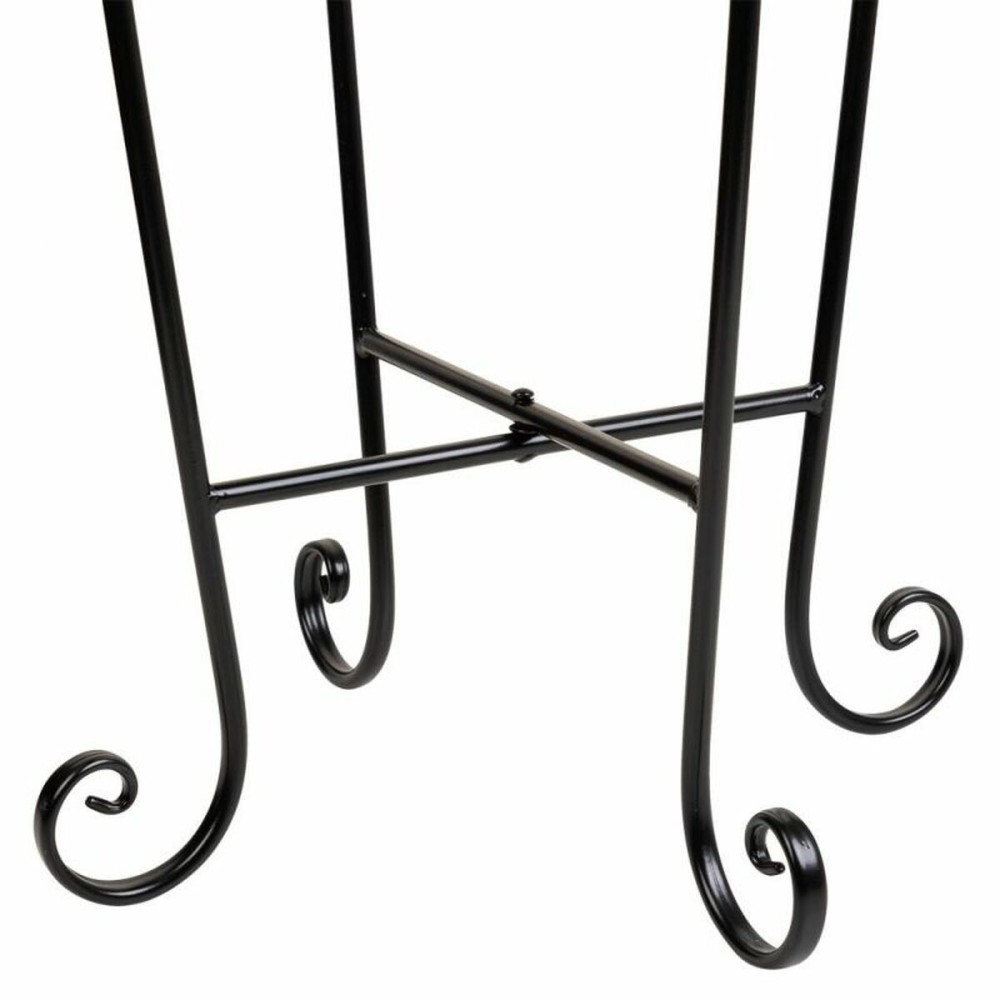 Flower Pot Stand Alexandra House Living Black Iron Tile 35 x 60 x 35 cm