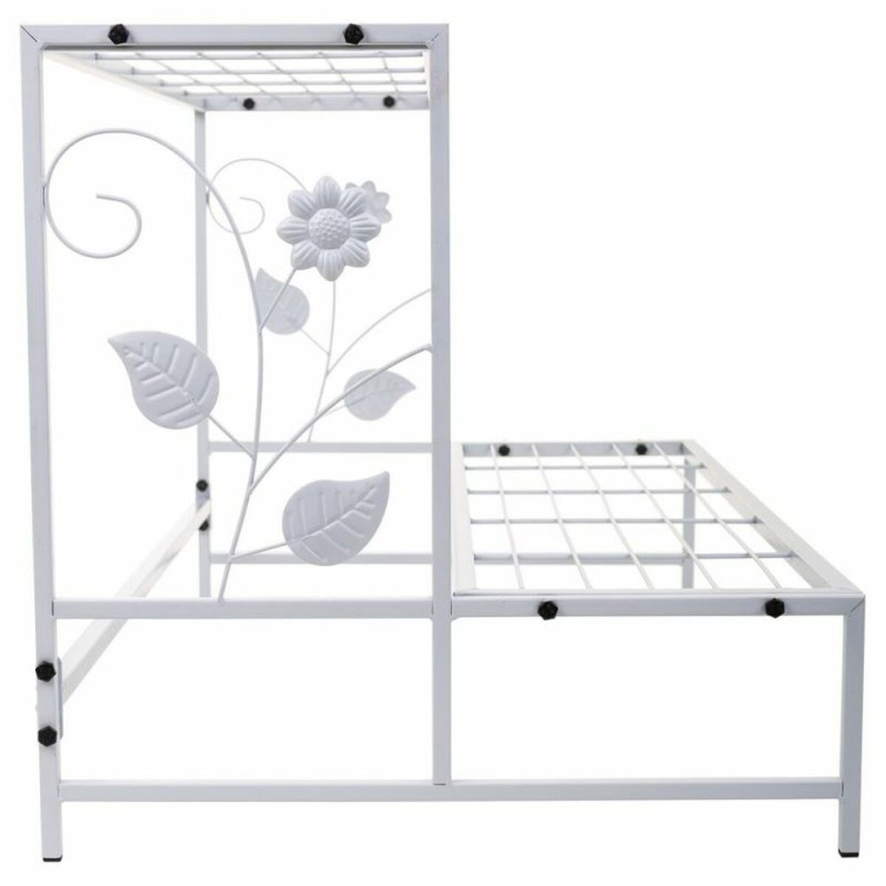 Blumentopfhalter Alexandra House Living Weiß Eisen 44 x 44 x 80 cm