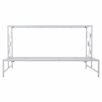 Flower Pot Stand Alexandra House Living White Iron 44 x 44 x 80 cm