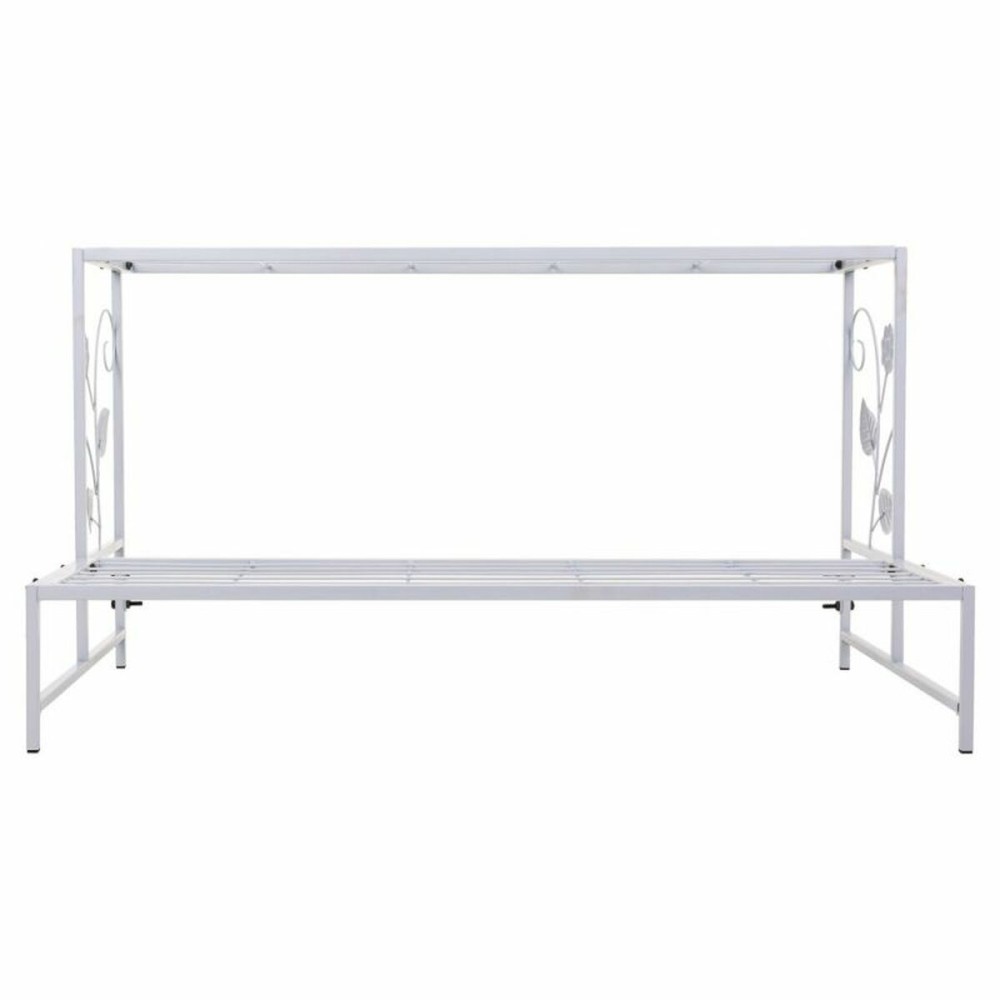 Flower Pot Stand Alexandra House Living White Iron 44 x 44 x 80 cm