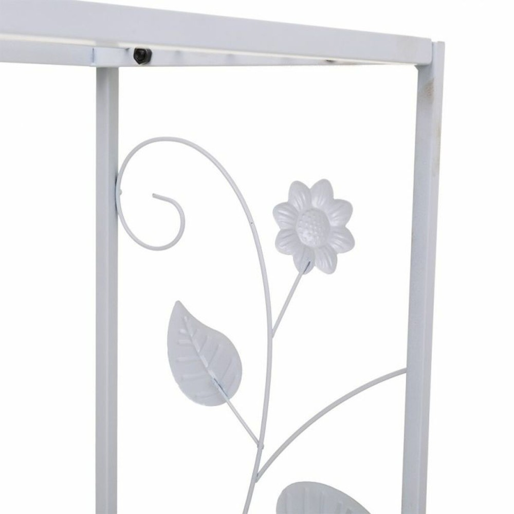 Blumentopfhalter Alexandra House Living Weiß Eisen 44 x 44 x 80 cm