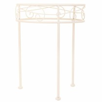 Flower Pot Stand Alexandra House Living White Metal Iron 30 x 120 x 30 cm