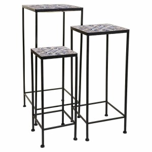 Flower Pot Stand Alexandra House Living Black Iron 30 x 68 x 30 cm