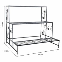 Flower Pot Stand Alexandra House Living Grey Iron 66 x 74 x 80 cm