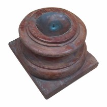 Candle Holder Alexandra House Living Brown Recycled Wood 26 x 23 x 26 cm