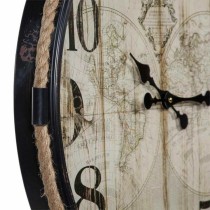 Wanduhr Alexandra House Living Schwarz Eisen Holz MDF 69 x 2 x 64 cm