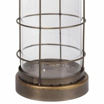 Lantern Alexandra House Living Brass Metal Glass 17 x 56 x 17 cm