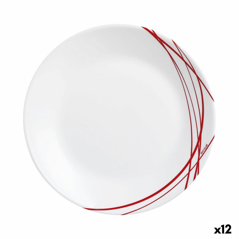 Assiette à dessert Arcopal Domitille Bicolore verre (Ø 18 cm) (12 Unités)