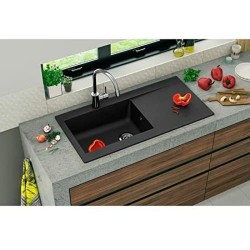 Sink with One Basin and Drainer Stradour  