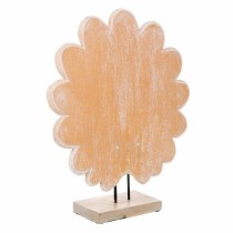 Decorative Figure Alexandra House Living Natural Glass MDF Wood Peacock 53 x 12 x 46 cm