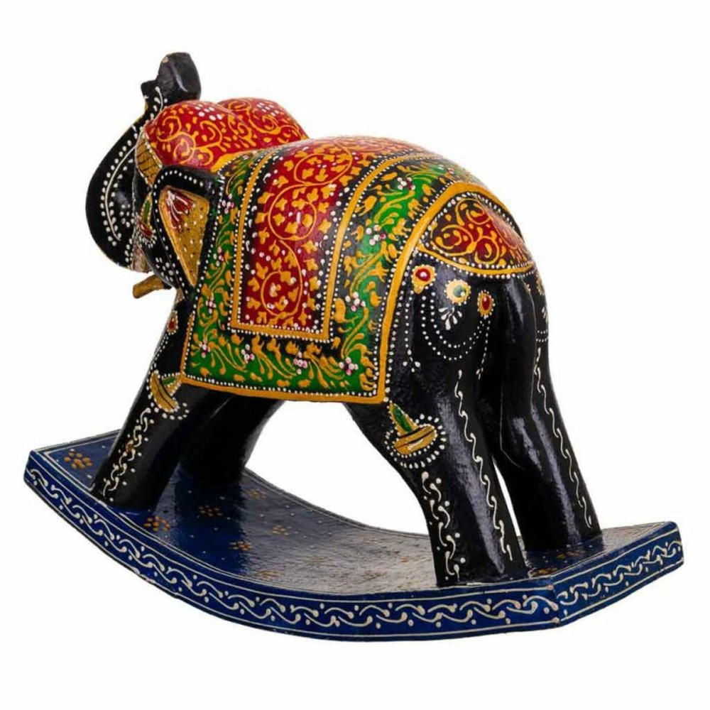 Decorative Figure Alexandra House Living Mango wood Elephant 10 x 22 x 28 cm