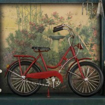 Portemanteau Alexandra House Living Métal Bois MDF Bicyclette 11 x 37 x 42 cm Boutique