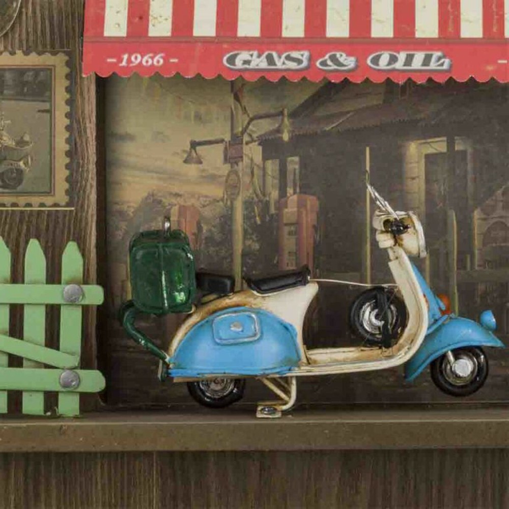 Wall mounted coat hanger Alexandra House Living Metal MDF Wood Motorbike 8 x 29 x 33 cm Shop