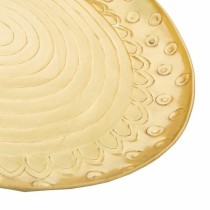 Decorative Plate Alexandra House Living Gold nickel 39 x 2 x 39 cm